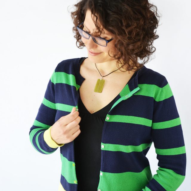 refashion a sweater into a cardigan