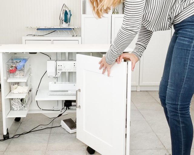 sewing machine cabinet