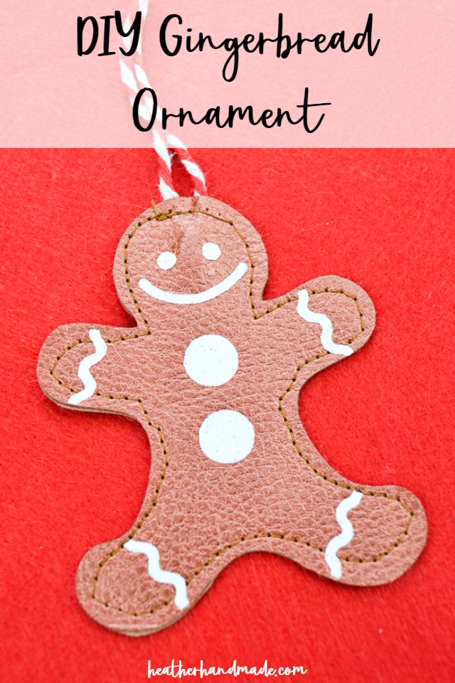 diy gingerbread ornament