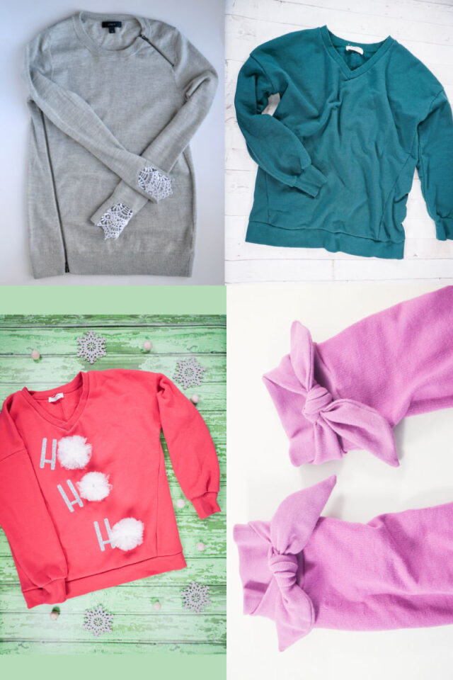 Sweatshirt Pattern Hacks and Refashions