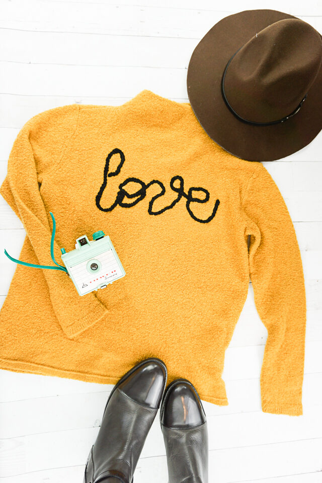 diy love applique tutorial