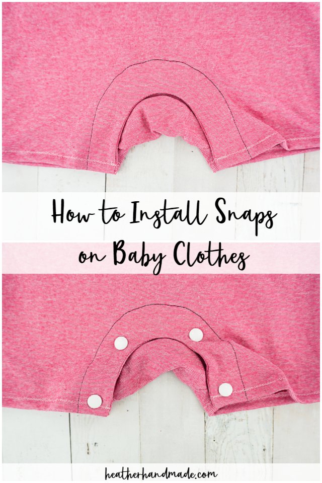 How to Install Snaps on Baby Clothes