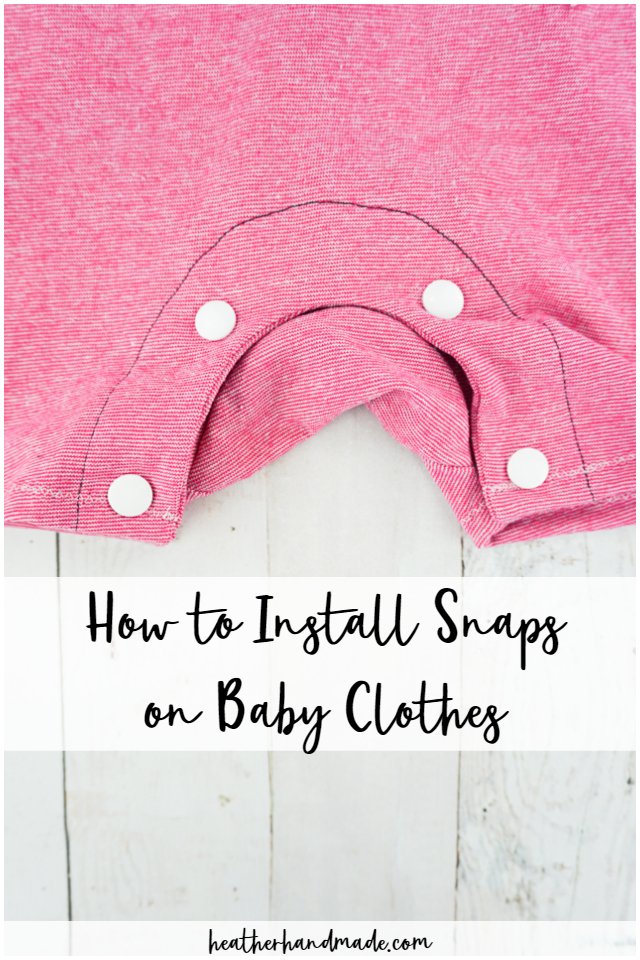 SEWING FOR BEGINNERS: How To Put On Snaps 