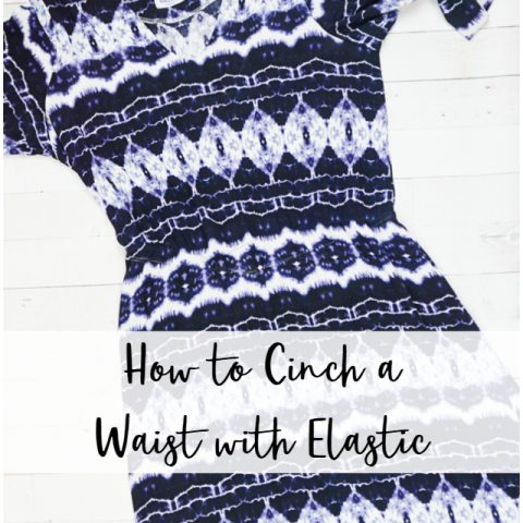 How to Cinch a Waist with Elastic