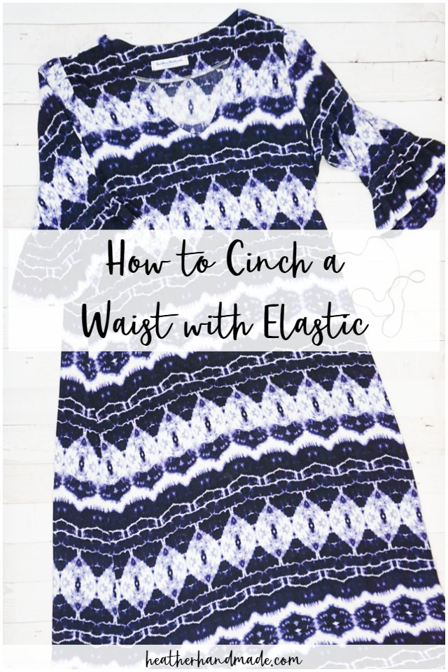 Adding Elastic to the Waist of a T-Shirt Dress, Blog