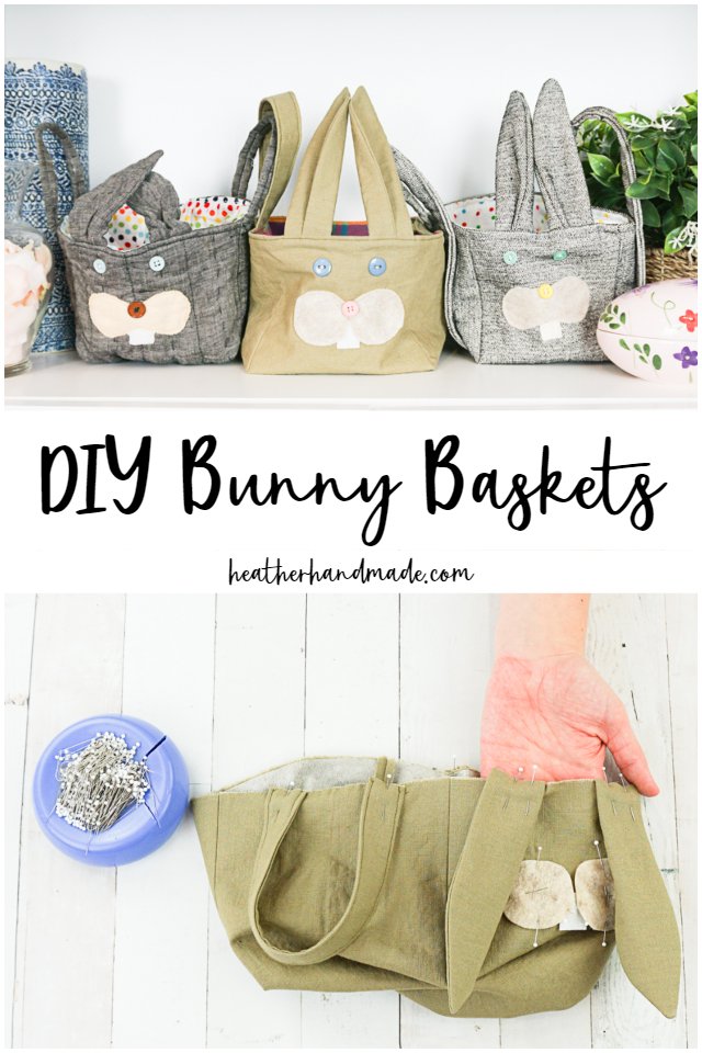 DIY rabbit baskets