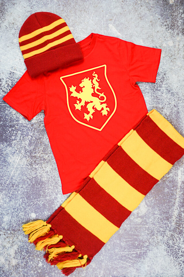 diy gryffindor inspired t-shirt
