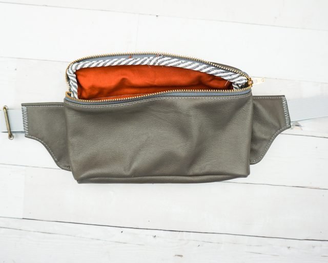 diy leather fanny pack
