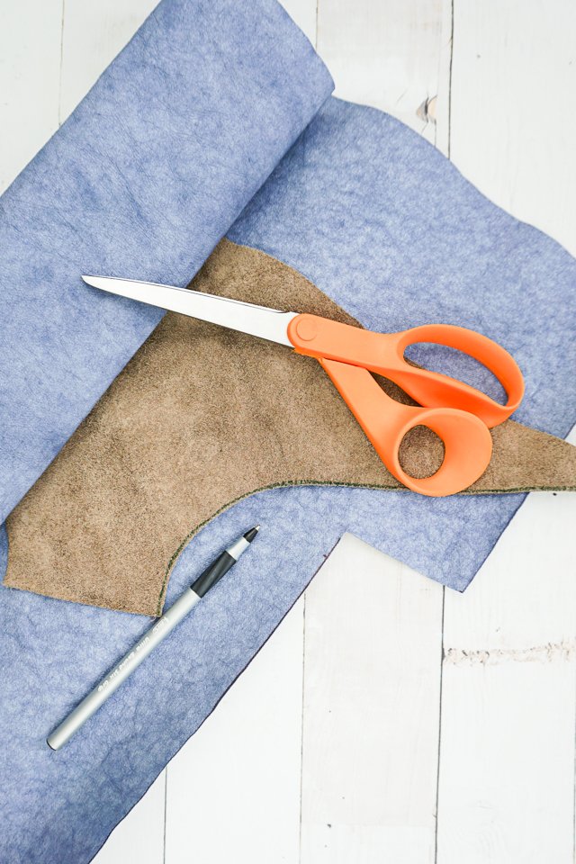 how to cut leather vs kraft-tex