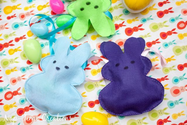 easter peeps bunny bags