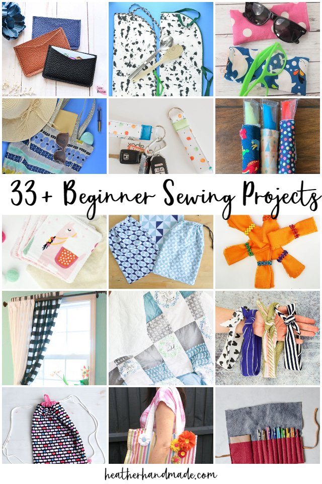 33 Fun and Easy Beginner Sewing Projects