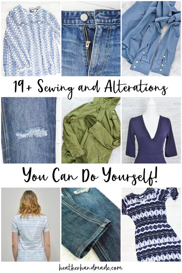 36 Sewing and Alterations You Can Do Yourself