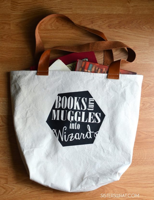 harry potter tote bag tutorial