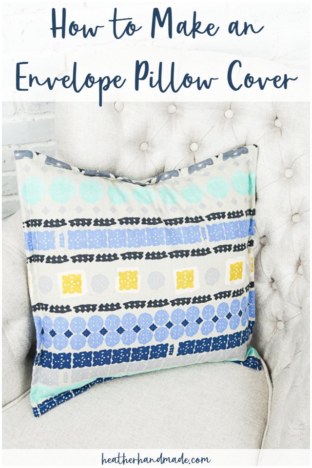 How to Make an Envelope Pillow Cover