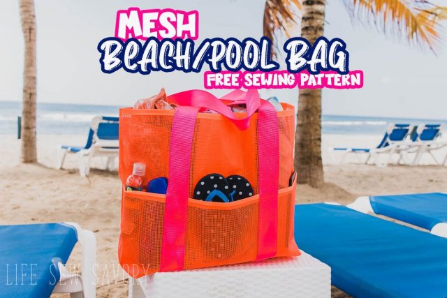 mesh tote bag pattern