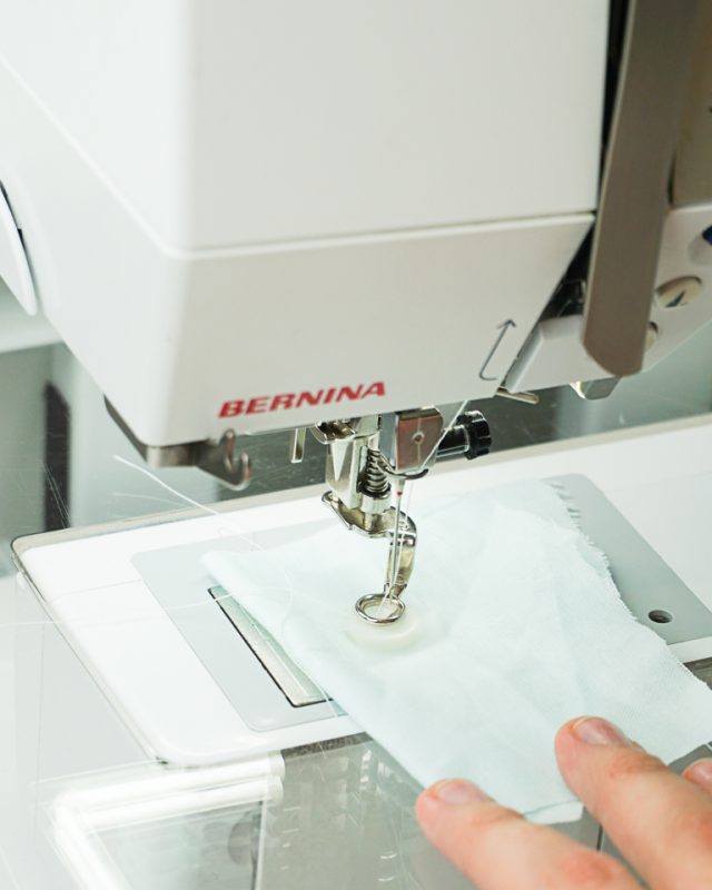 How to Sew a Button with a Sewing Machine