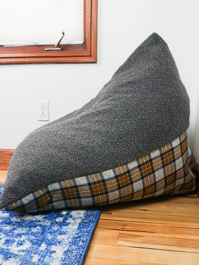 DIY Bean Bag Chair Story • Heather Handmade