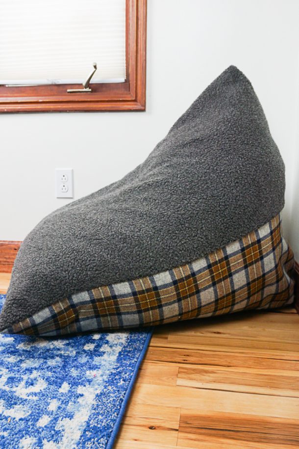DIY Bean Bag Chair • Heather Handmade