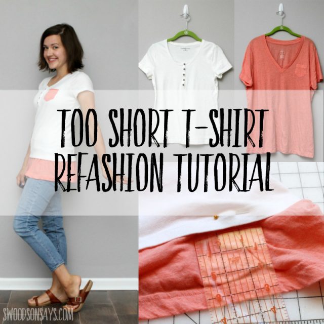how to add fabric to bottom of shirts