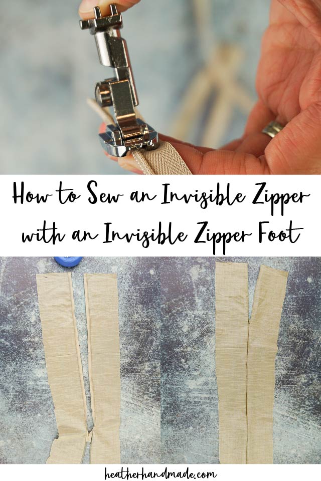 How to Sew an Invisible Zipper with an Invisible Zipper Foot
