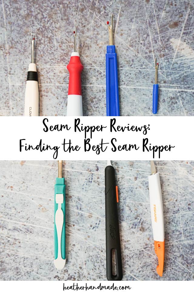 The Best Seam Ripper: Comparing Different Seam Rippers • Heather Handmade