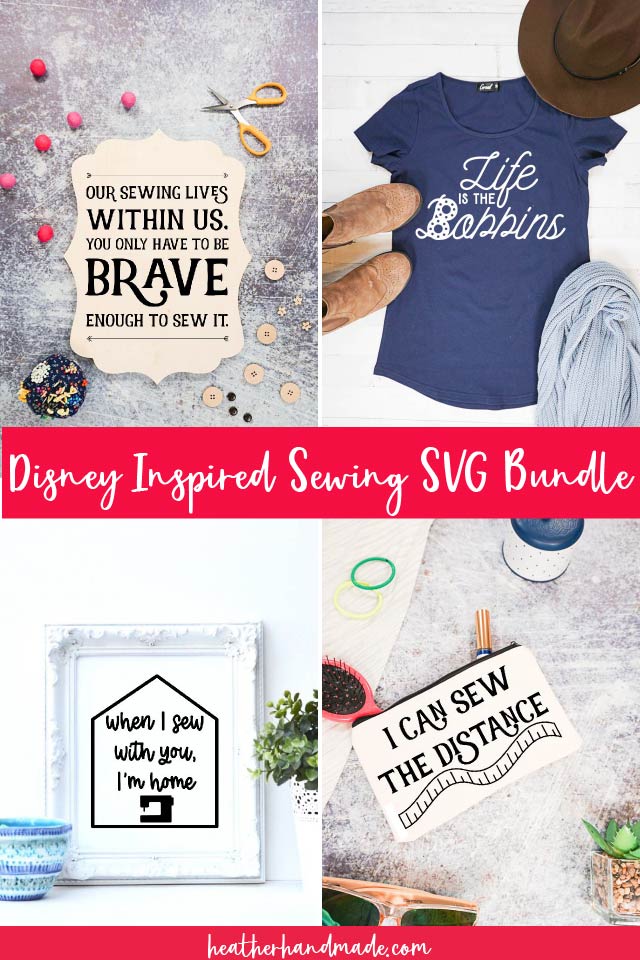 disney sewing svg bundle