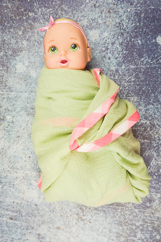 DIY Swaddle Blanket for Baby