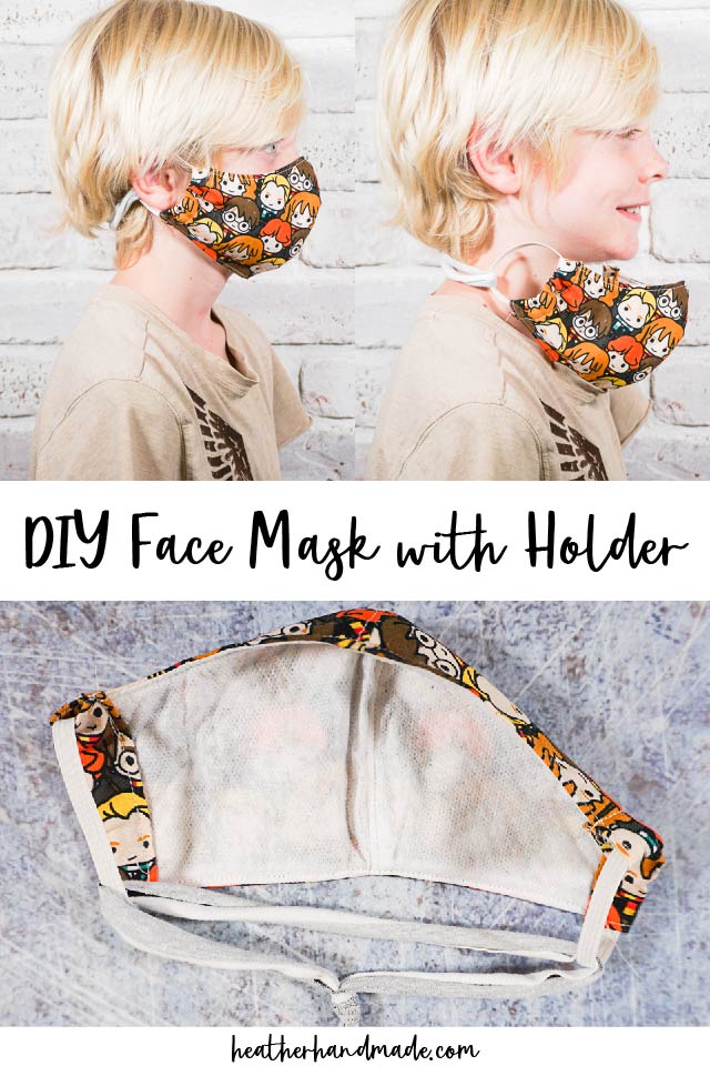 DIY Face Mask with a Holder