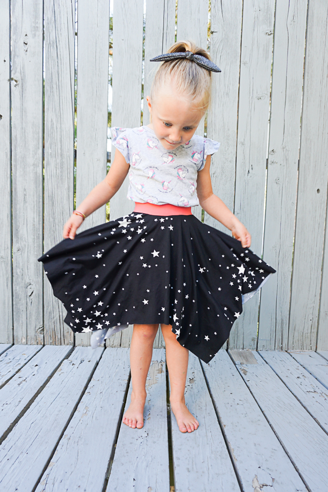 How to Make a Square Hem Circle Skirt