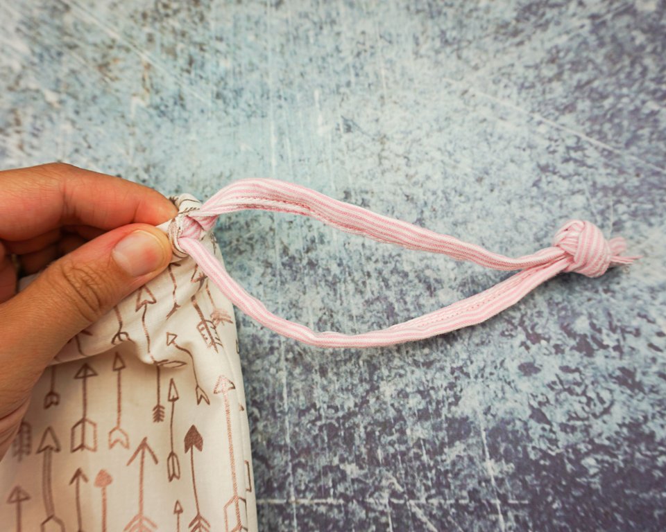 How to Sew a Drawstring Bag • Heather Handmade