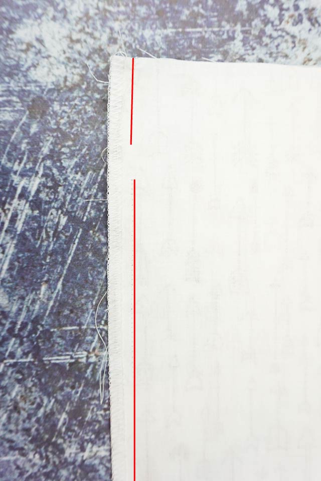 sew sides and leave a hole