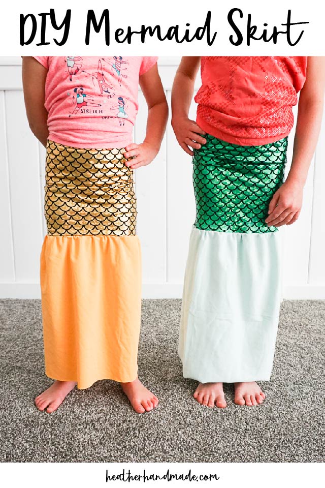 DIY Mermaid Skirt • Heather Handmade