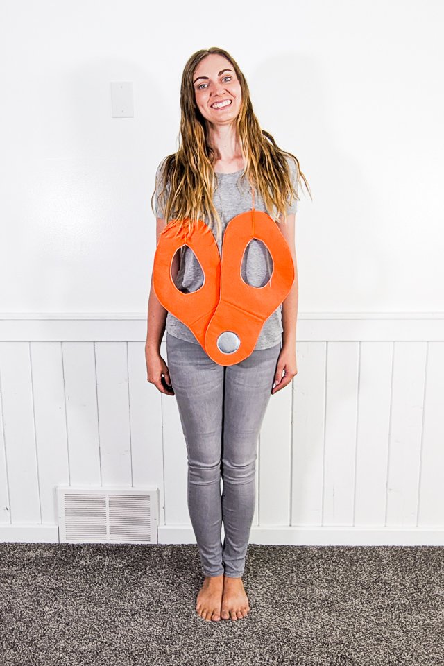 diy scissors costume