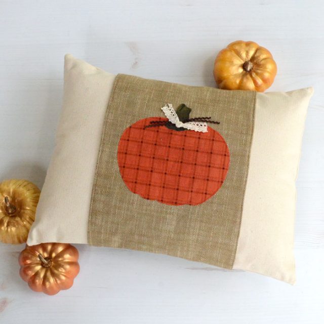 diy fall pillow