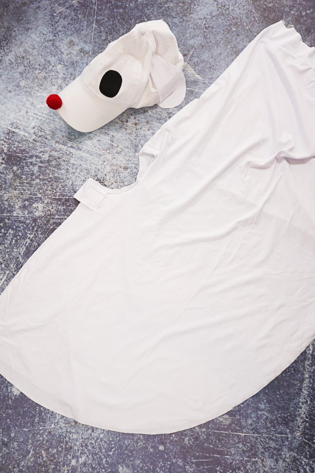 diy dog ghost costume