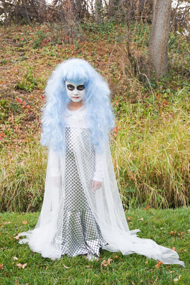 diy ghost mermaid costume