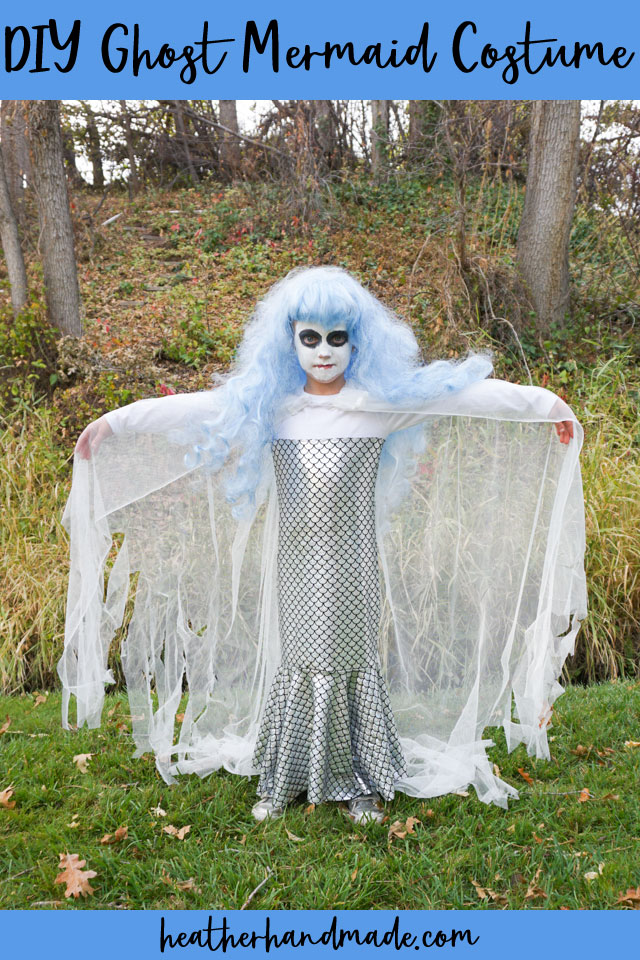 diy ghost mermaid costume