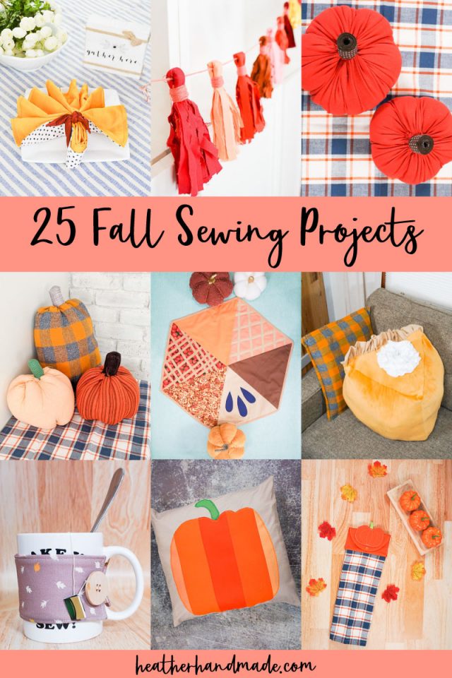 25 Fun Fall Sewing Projects