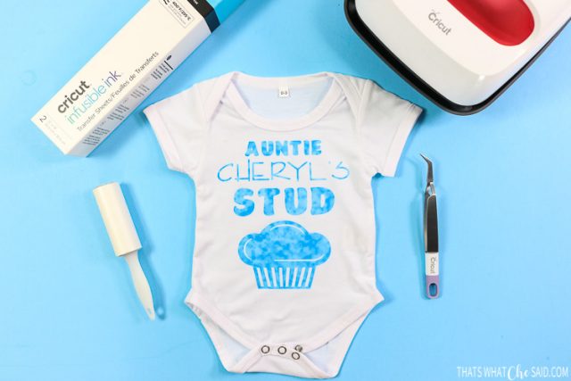 infusible ink baby onesie