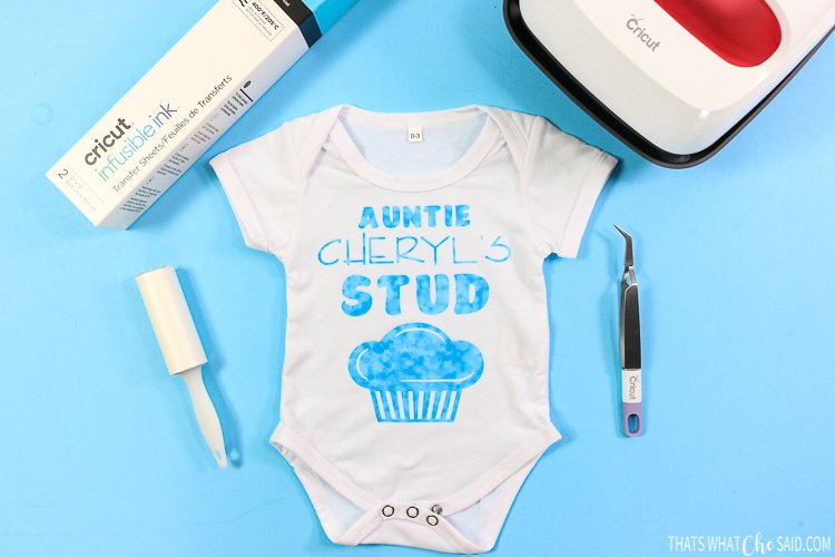 infusible ink baby onesie