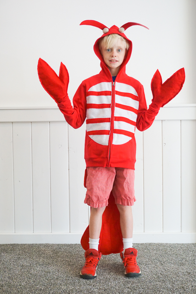 Easy DIY Lobster Costume