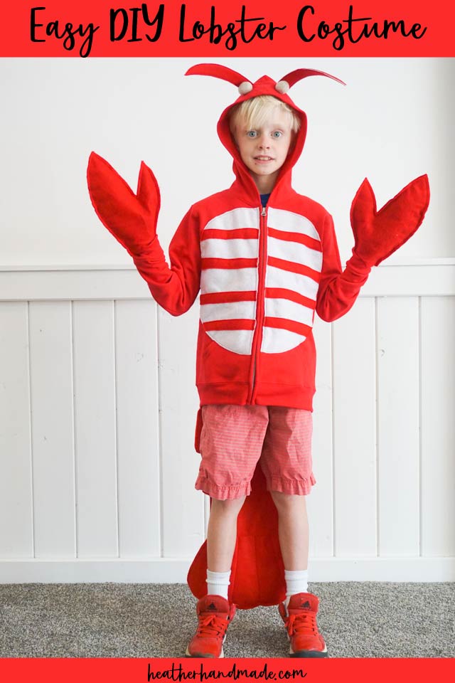 Easy DIY Lobster Costume