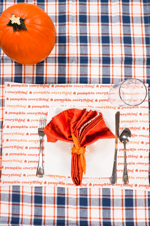 how to make a fall placemat