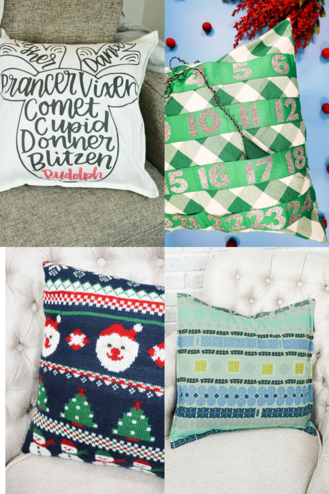 16 DIY Christmas Pillow Ideas