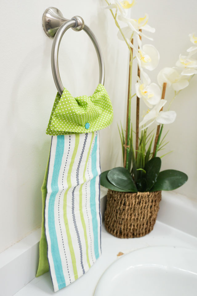 free hanging kitchen towel sewing pattern