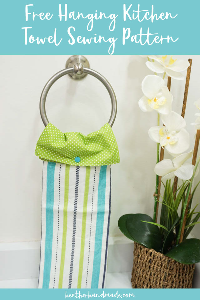Free Hanging Kitchen Towel Sewing Pattern