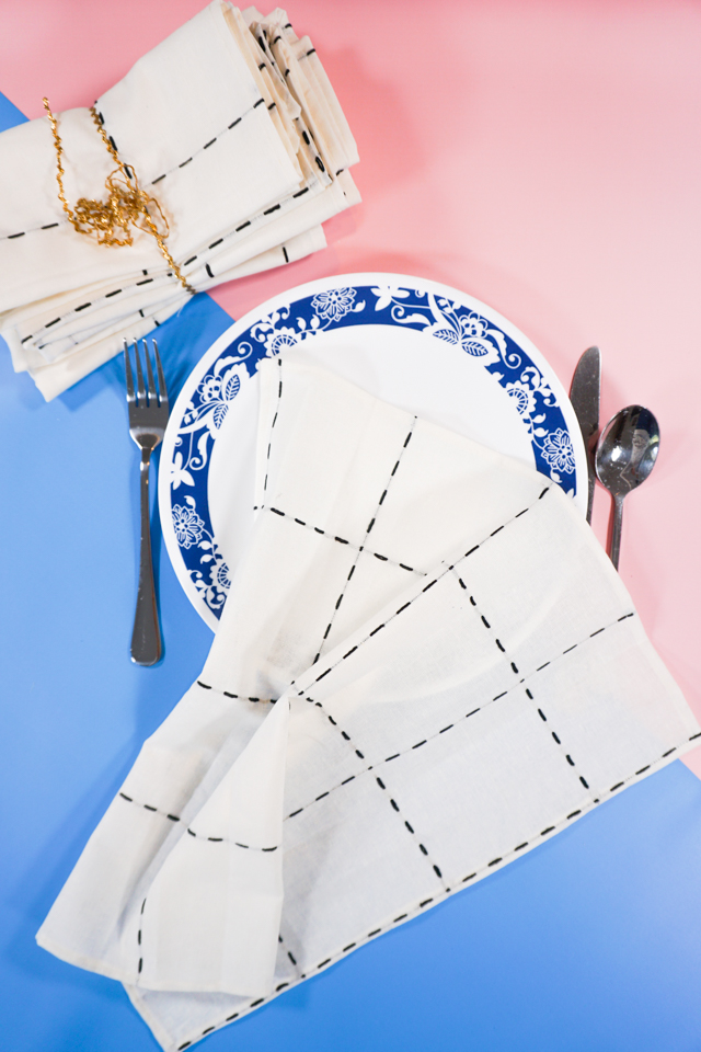 how to make linen napkins