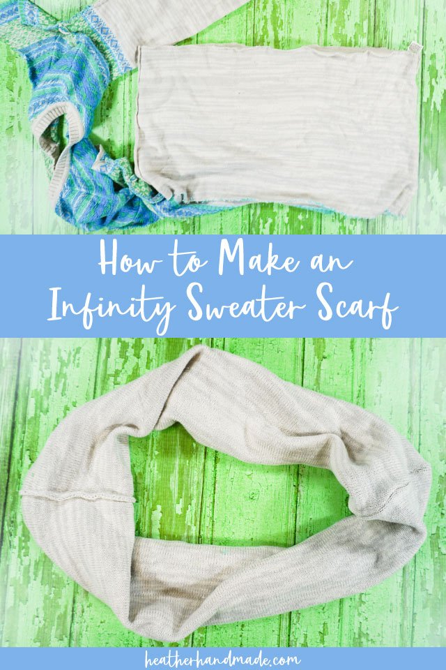 How to Make an Infinity Sweater Scarf