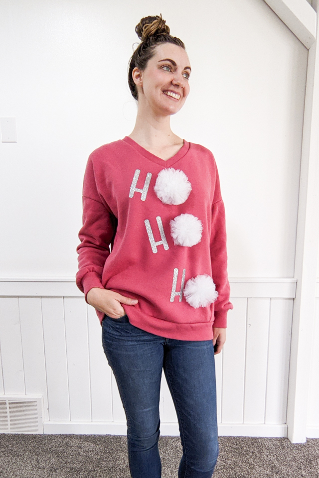 diy cute ugly christmas sweater