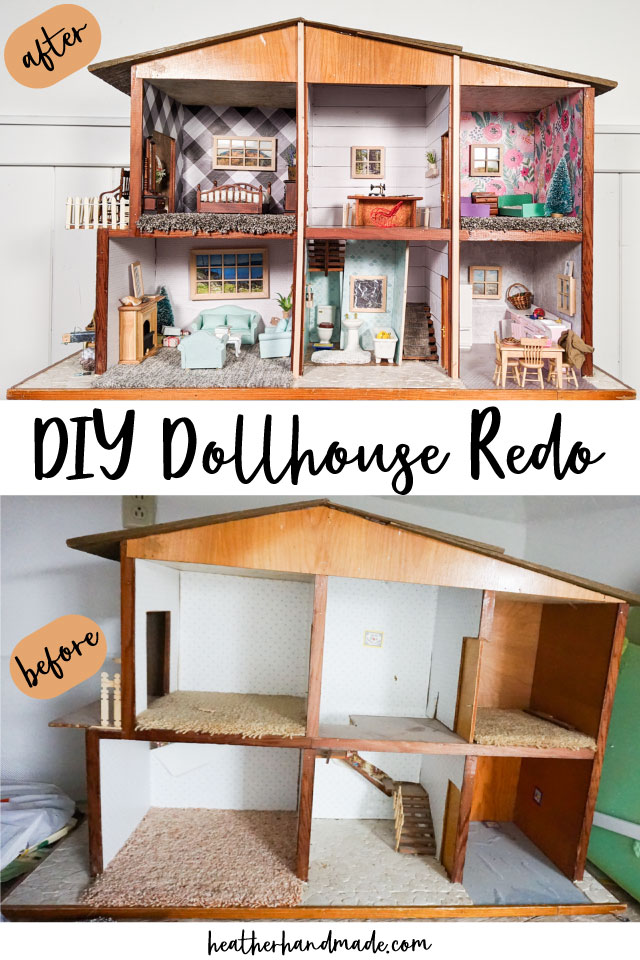 diy redo dollhouse